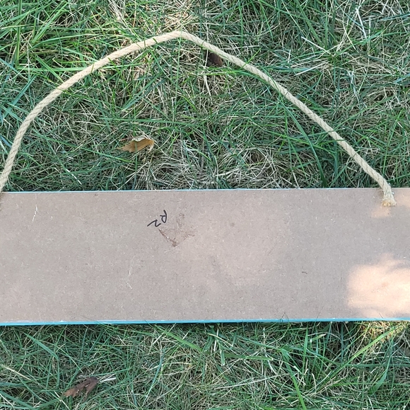 Beach Sign decor, pool decor, home decor, seashells, beach, rope sign, beach dec - Picture 4 of 4